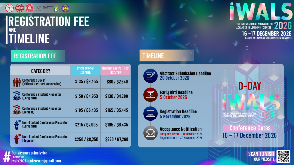 Registration Fee & Timeline Poster