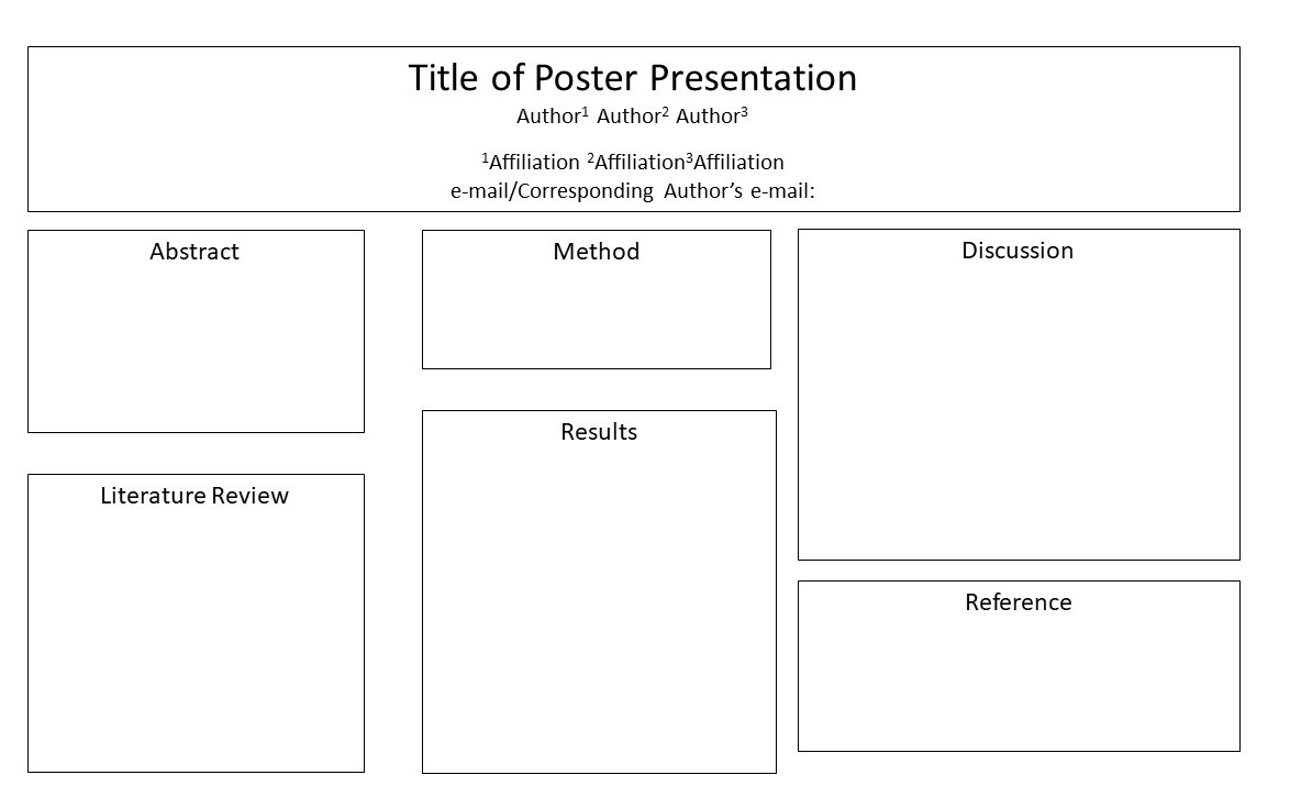 Poster Format Example